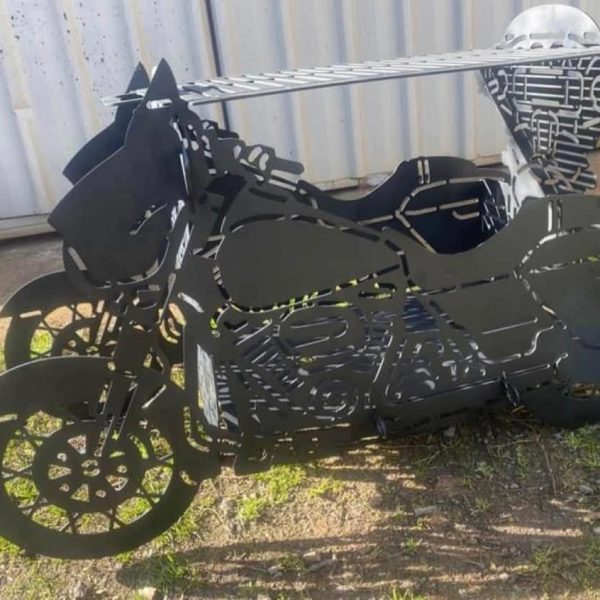 Harley Fire Pit with Grill